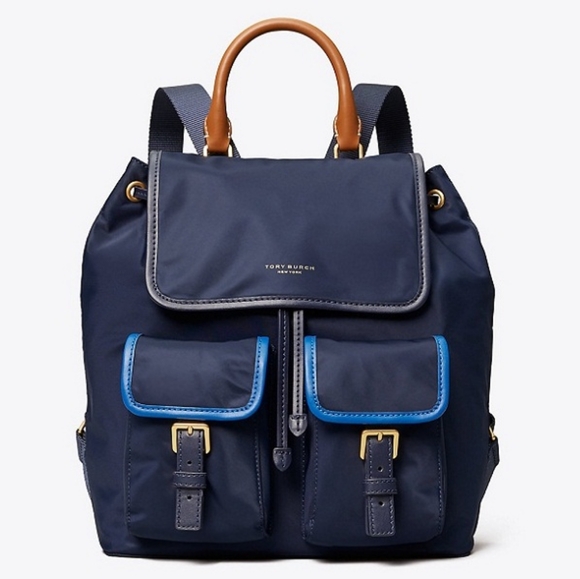 Tory Burch Perry Colorblock Backpack - Picture 6 of 7
